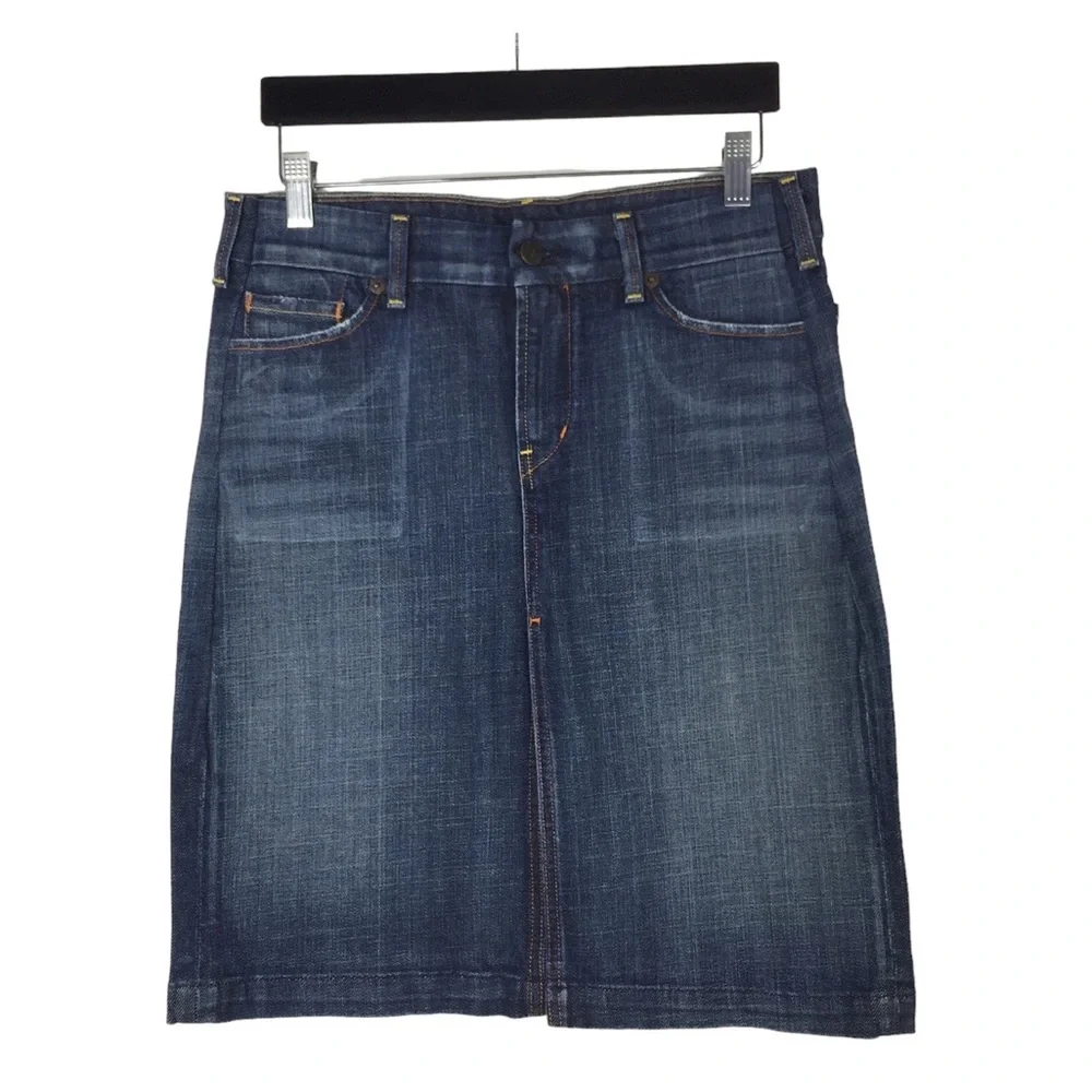 Citizens of Humanity Sophia Stretch Knee Length Skirt #300 31